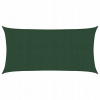 Slnečná plachta, 160 g/m2, tmavozelená, 2,5x5 m, HDPE