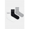 Detské ponožky adidas Performance 3-pak šedá farba, JW0327 22/24