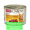 Animonda CARNY cat Adult hovädzie,kura a kačacie srdiečka bal. 6x 200 g konzerva