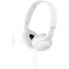 SONY sluchátka MDR-ZX110AP handsfree, bílé MDRZX110APW.CE7