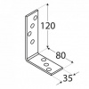 Domax KB2 - Uholník trámový 120 x 80 x 35 x 4,0 mm