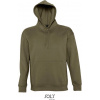 SOL´S SLAM / Unisex mikina s kapucňou - army L
