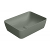 GSI SAND keramické umývadlo na dosku 50x38 cm, agave mat SPH 903704