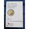 2 euro Taliansko 2023 - Manzoni (BU karta)