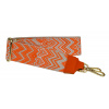 NovaKabelka.sk Látkový prídavný popruh tracolla 236 oranžová