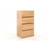 Visby Komoda Sandemo 4S60, 60 cm, buk (Barva: Přírodní)