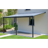 hliníková pergola LANITPLAST WALL 53 antracit + číry PC