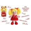 Teddies Bábika Lucinka handrová plyš 30 cm slovensky spievajúca na karte