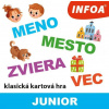 Vedomostná hra Meno, mesto, zviera, vec JUNIOR