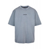 LY ACID WASHED TEE - BUTTERFLY V.3 - vintageblue 4XL