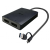 i-tec USB-A/USB-C Dual 4K DP Video adaptér (CADUAL4KDP)