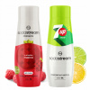 SodaStream Sirupy do saturátora Malina Zero + 7UP FREE Koncentrát bez cukru