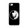 Kryt TopQ iPhone SE 2020 silikón Čiernobiely pitbull 58775