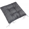 Bellatex LADA prešívaný vankúš na sedenie - 40x40 cm - grafitový
