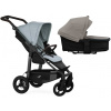 TFK Mono4 2v1 Blue Dual Color Combi carrycot + Seat unit Nenafukovacie kolesá (s výplňou) Hlboká vanička Sand