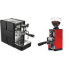 Stone Espresso Plus + Eureka Mignon Libra 65 All Purpose, CR ferrari red