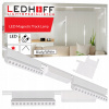 Magnetické lištové osvetlenie LIŠTA biela 2m 5x LED lampa reflektor SPOT