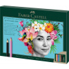 Farebné a grafitové ceruzky, sada, FABER-CASTELL 