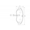 Brzdové destičky Bosch 0 986 494 121 sada