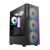1stCOOL GAMER 5, skrinka ATX, 3x ARGB ventilátor, USB3.0, USB-C, čierna ML-GAMER5-AU-USB3-ARGB 1stCool