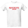 Tričko s potlačou Maturant 2026 na motivy Stranger Things varianta 2 pánské Bílá XS