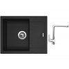 Set Sinks LINEA 600 N Granblack + batéria Sinks batéria CASPIRA chróm