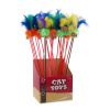 Hračka MAGIC CAT cumlík loptička plyšová s pierkami 18 cm + 46 cm