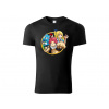 Tričko Fairy Tail Characters - černé Velikost oblečení: 3XL