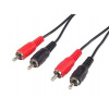 PremiumCord Kabel 2x CINCH-2x CINCH M/M 10m kjackcmm2-10