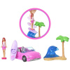 Mattel Barbie MINI BARBIELAND DOPRAVNÉ PROSTRIEDKY - PLÁŽOVÝ KABRIOLET