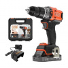 BLACK+DECKER Náradie - 18V AKU vŕtačka s príklepom, 1x aku 2,0 Ah Li-Ion, nabíjačka BLD683D1XK-QW