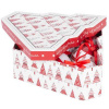 MagicHome Guleso stromčekmi 6 ks 7,5 cm červeno biele 8091330