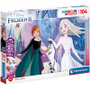 Ľadové kráľovstvo 2. Elsa a Anna Supercolor šperk-puzzle 104ks - Clementoni