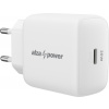 Nabíjačka do siete AlzaPower A125 Fast Charge 25W biela (APW-CCA125W)