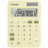 Canon LS-125KB-PYL kapesní kalkulačka, displej (počet míst) 12, na baterii, solární napájení, pastelová žlutá