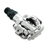 Pedále Shimano M520 SPD MTB strieborné bez odrazky+zarážky SM-SH51