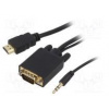 Adaptér HDMI 1.4 černá Vlastnosti Full HD blistr