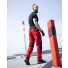 ARDON Nohavice do pása ARDON®4Xstretch® červené Veľkosť: 56
