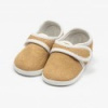 Dojčenské semiškové capačky New Baby hnedá 0-3 m Hnedá 6-12 m