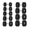 Pevné potiahnuté/gumované činky HMS 1x 55 kg