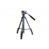 YunTeng Kompaktní Přenosný Stativ Tripod s Otočnou Stativovou Hlavou a Madlem Canon Nikon DSLR 1/4 Závit 152cm, 3kg