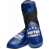 TOP TEN Kicks “Fight” foot protector, foot gear - red, size XS Size: XS, Color: Blue
