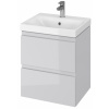 Cersanit Moduo skrinka 49.4x39.7x57 cm závesná kúpeľňová skrinka pod umývadlo sivá S929-011