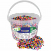 PlayBox: Go Green 5mm MIDI zmiešané farby žehliace korálky v vedre, balenie 20 000 ks.