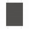 Plisovaná roleta černá 100x150 cm Šířka látky 99,4cm Polyester Černý 4015143