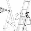 Rebrík Higher z hliníka 3 x 3 až 150 kg