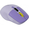 Canyon MW-26, 2v1 bezdrôtová optická myš Bluetooth / 2.4 GHz, tichá, 6 tlačidiel, 800/1200/1600/2400 DPI, fialová CNS-CMSW26V