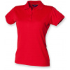 Henbury Dámske funkčné Polo tričko H476 Classic Red S