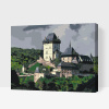 Vymalujsisam.sk Maľovanie podľa čísiel - Hrad Karlštejn 3 Veľkosť: 30x40cm, Rám: Bez rámu, iba zrolované plátno