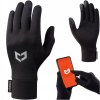 Rukavice Beon L/XL čierne priedušné dotykové termo